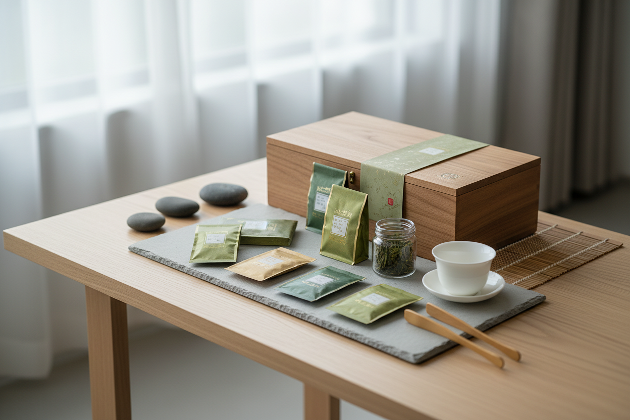 Multi-Vintage Long Jing Tea Tasting Set Product Image